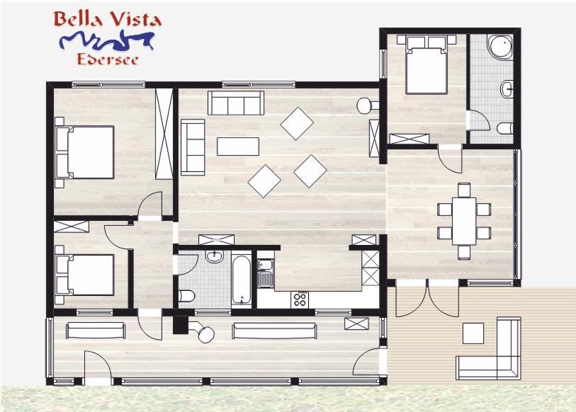 Ferienhaus Bella Vista Edersee Vohl ภายนอก รูปภาพ